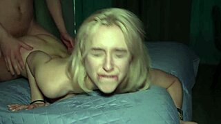 From cute to CRAZY, submissive slut gets eye-rolling ORGASM