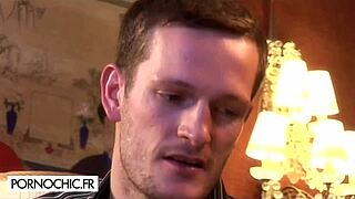 Threesome with vanessa gold in lingerie