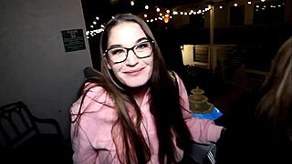 Nerdy Blonde Milf Misty Rein Feels Excited Submitting To Big Black Cock Quickie