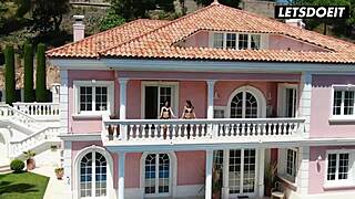 Carolina Abril's Sensual Pool Sex With Her Girlfriend