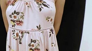 Skinny ginger Luna Parish feels intense pleasure deepthroating and getting fucked