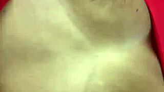 fresh face ebony milf takes italian pound machine in interracial pov pussy pounding cumshot climax