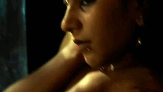 That hot brunette milf teases with her exotic striptease