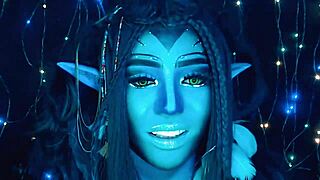 She dances beautifully on webcam for avatar