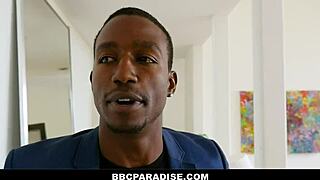 Horny Housewife FUCKS Black Dude!