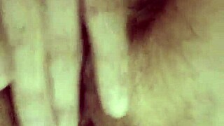 my hairy pussy is dripping with orgasm