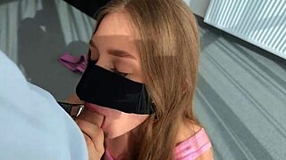 Student Gets Fingered During Sports Workout Tearing Leggings