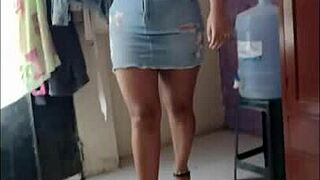 sol is a sexy virgin latina loving miniskirts and high heels in lesbian roleplay