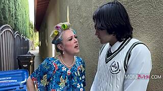 pound that asian milf in reverse piledriver, nicole doshi!