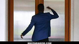 Horny Housewife FUCKS Black Dude!