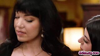 personal assistant gal ritchie comes onto her boss little puck as a final bid to distract her to get her laptop