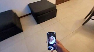 rough homemade pussy fucking with long-haired teen