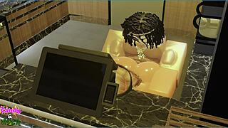 Fucking Candy During Her Break in a Suggestive Roleplay