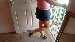 delicious latina milf gets ass massaged