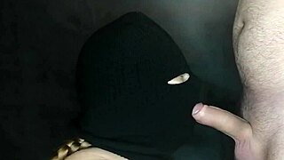 My Step Sisters Hot Mouth Sucks Cock While Her Face Is Hidden By A Balaclava