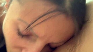 Hot threesome with two slave girls in POV