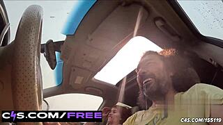 marina's roadside golden shower and squirting frenzy