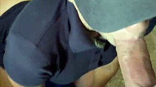 teen with small waist flashing tits and having sex in tourist spot, doggystyle and blowjob