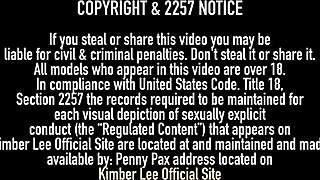 hardworking blonde kimber lee needs to relax with masturbation