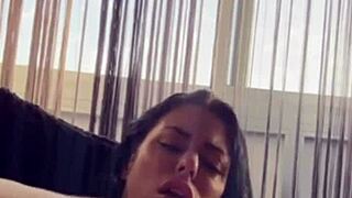 Solo sex compilation with deep throat, anal, and vaginal masturbation using Sapphire's dildo! 😍