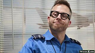 My big tit tgirl butt plug set off the metal detector beeping