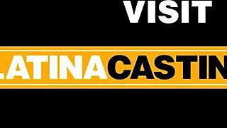 Horny milf gets impaled by monster cock during sexy Latina casting interview!