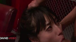 azusa nagasawa sucks in stockings then gets hardcore creampie