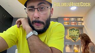 My friend and I fucked while organizing papers 😏