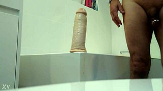 check out this huge dildo