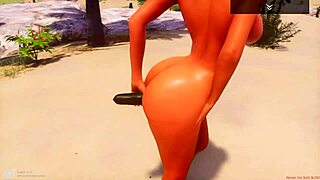 Serenia Enjoys Solo Anal Play with Big Toys