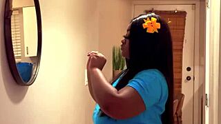 Thick college girl says, I deepthroat and go balls deep for this monster cock audition with cumshot