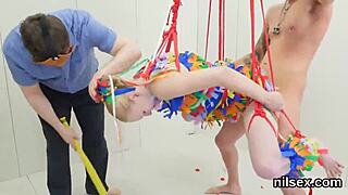 Foxy kitten is brought in anal assylum for uninhibited treatment