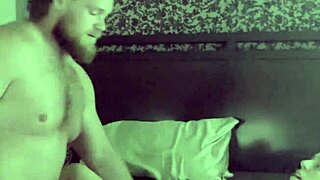 I thrust the brunette from behind, then turned her to impregnate