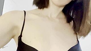 This Mature French Milf Provokes With Her Big Tits