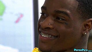 Cute Teacher Jennifer White Bangs Two Black Cock Students