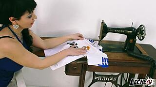 A day with pornstar amandax and her big tits versus hairy pussy