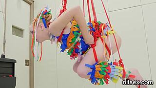 Foxy kitten is brought in anal assylum for uninhibited treatment