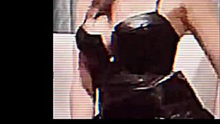 aesthetic girls in leather skirts posing stylishly for photos