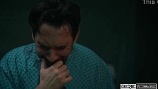 There's a demon craving cock in the basement, hungry for taboo threesome