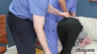 frisky nympho taken in anal hole for painful treatment.