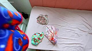 hired this latina maid, she's so naughty with her ass