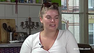 blonde azubi from düsseldorf passionately masturbates in front of camera 😘