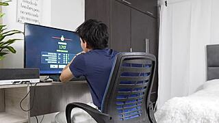 Come on, stepsister, let's play with your virgin stepbrother's cock like valentinx1 wants.