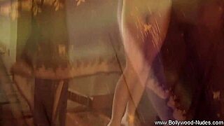 I watch my exotic lover undress sensually