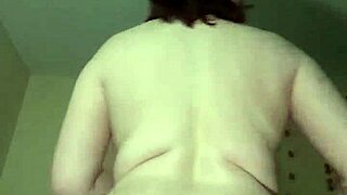 fucking my tight little asshole hard and cumming inside her big pussy