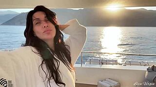 my morning in luxury yacht