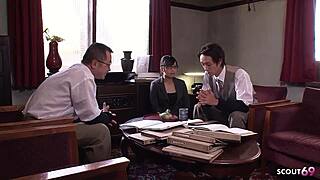 Japanese Secretary Seduces Old Guy in Uncensored POV