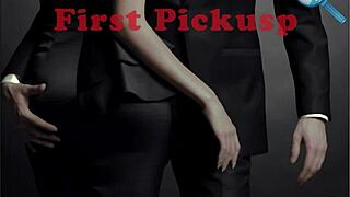 Blonde and brunette creampie pickup play