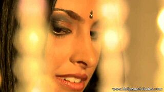 I watch my exotic lover undress sensually