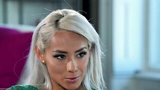 Blonde Babe Tempts Hubby into DP